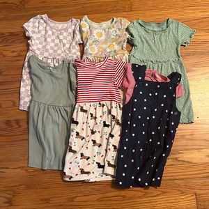 Bundle of 2T Short Sleeve Dresses